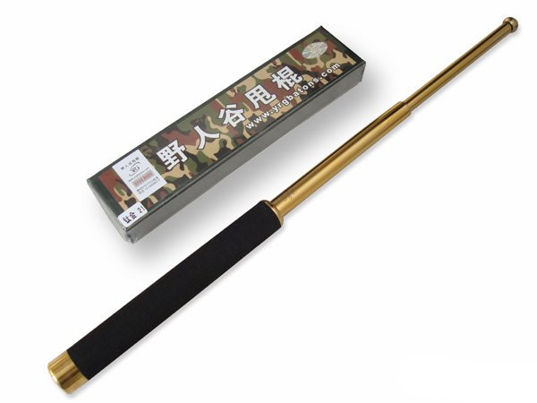 野人谷三節伸縮甩棍