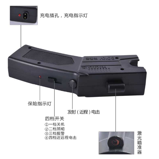泰瑟002型便攜防暴遠程電擊槍